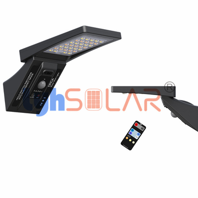 3W zwarte zonne-dekverlichting buiten met pc-lens type II stralingshoek