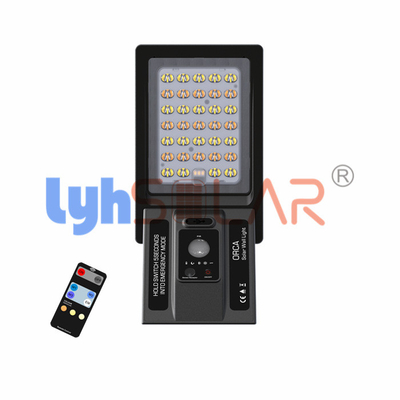 Afstandsbediening 3W Solar Deck Fence Lights Floor Lights 3000-6000k Outdoor Met PIR Bewegingssensor