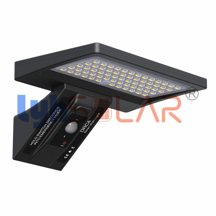 De Lichten Openlucht5w Bewegingssensor van de water Bestand Zonnesensor met 64pcs Hoge Heldere Leds