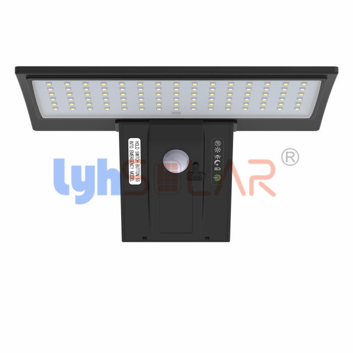 PIR Sensor Solar Sensor Wall steekt Brede Stralingshoek aan 520 Lumen met 90pcs van LEIDENE Spaanders