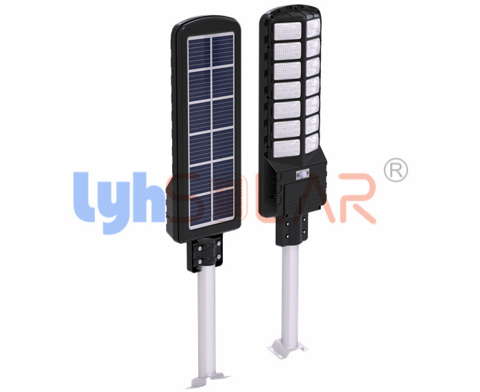 Geleide Zonnestraatlantaarns Openlucht Brede Stralingshoek met Hoge Lumenoutput 2000Lm