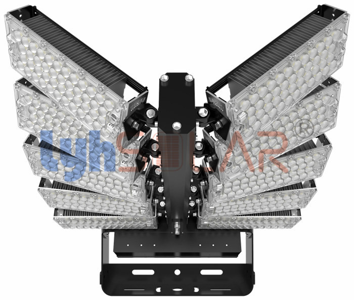 Superhoge heldere 1200W heldere stadionverlichting voor sportveld Totaal 18720Lm output